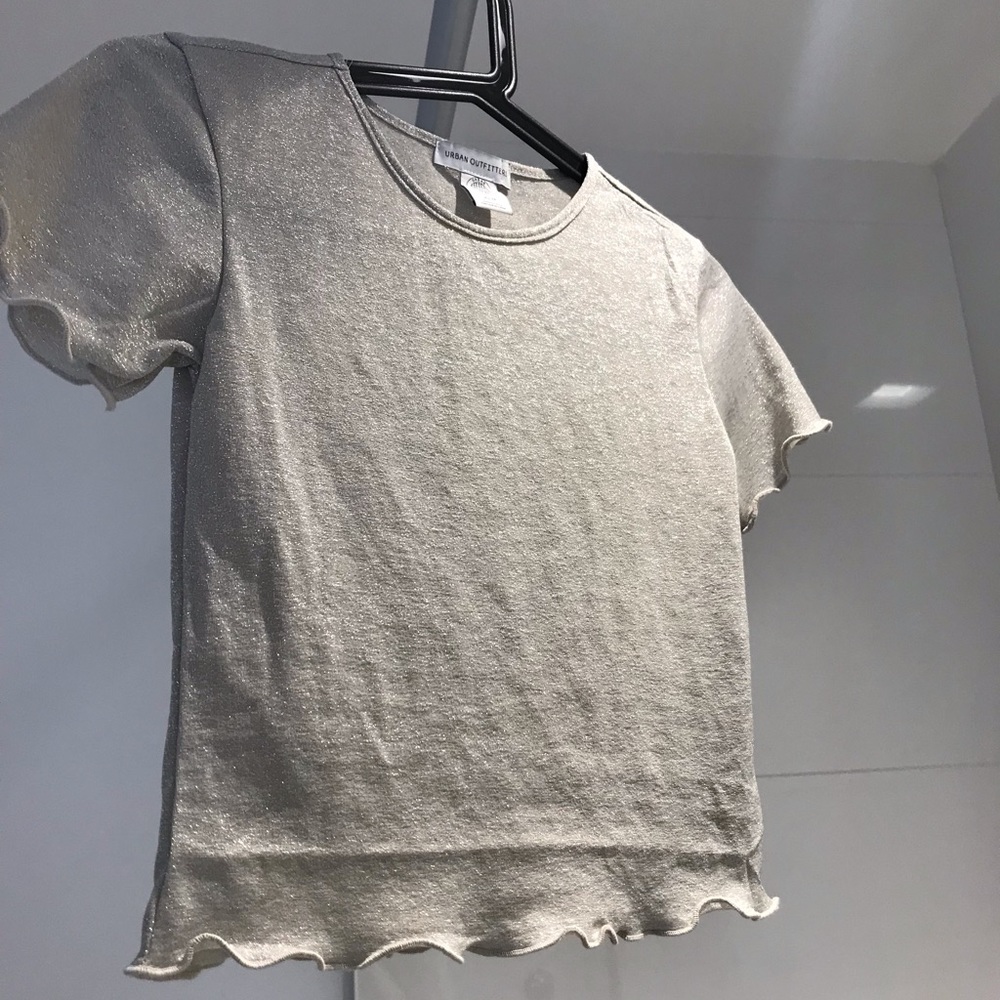 Urban Outfitters Gold Crop Top